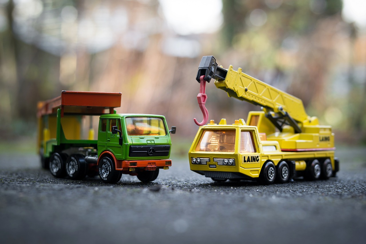Un camion-grue