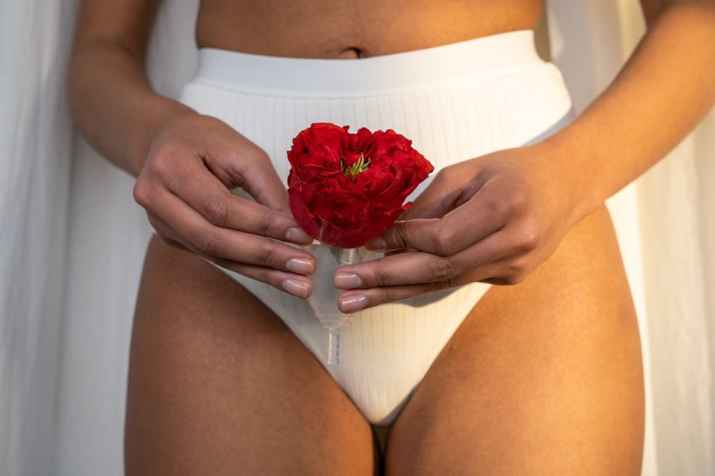Une culottes menstruelles lavables